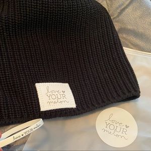 Love Your Melon Black Gold Foil Lightweight Beanie